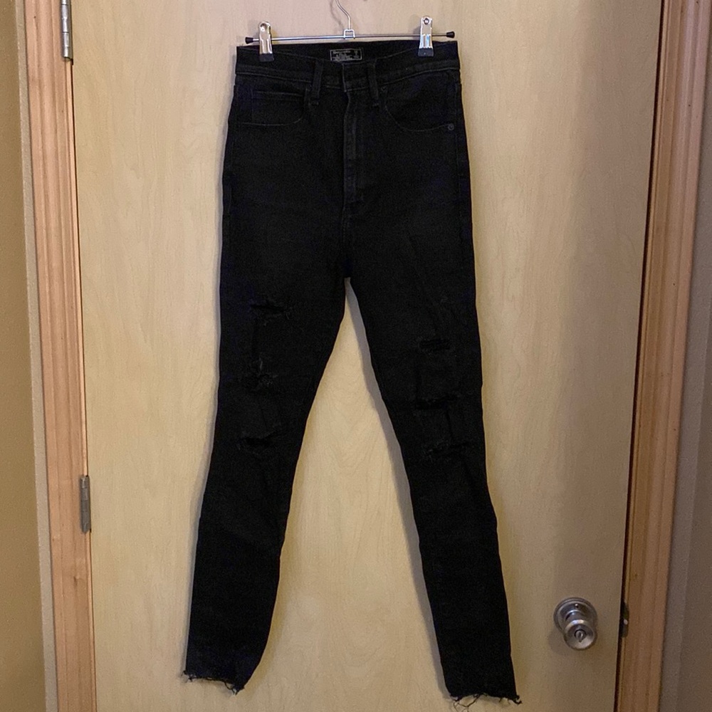 Abercrombie Ultra High Rise Super Skinny Ankle Jeans